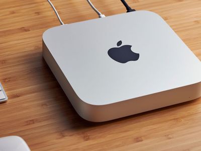 A Mac Mini sitting on a desk