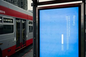 Windows 11 system crash due to security update from CrowdStrike affected bus stops